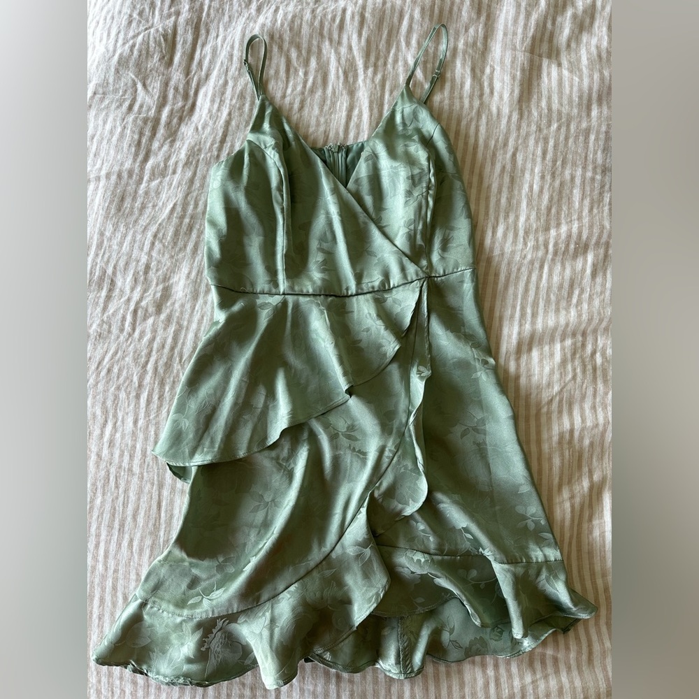 Satin tank dress